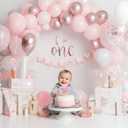 25PCS Moon Baby Bear Cupcake Topper and Bear Acrylic Cake Topper, Jungle Animal Theme Cupcake Party Supplies for Baby Shower Decorations Newborn Party Supplies (Pink)