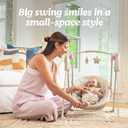 Graco Slim Spaces Compact Baby Swing - Indoor Infant Swing, Baby Registry Must Have, Gifts for New Parents