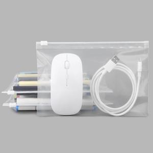 Clear Packaging Bags, Small Clear Plastic Bags with Zipper for Underpants, Ties, Socks, Jewelry Storage Shipping, 8x5.5 inch, Pack of 50, Waterproof, 3 Mil