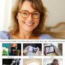 Round Reading Glasses for Women Men, Blue Light Blocking Readers, Lightweight Computer Eyeglasses for Books, Screens