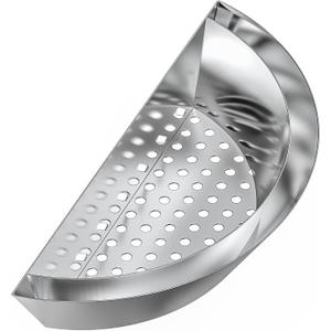 onlyfire Charcoal Basket, Grill Basket with Water Reservoir, Stainless Steel Coal Briquet Holder for Weber 22/26 Inch Kettle Grills and Other Similar Charcoal Grills