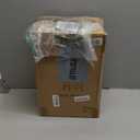 5 Tier Slim Rolling Utility Cart with Drawers Pull-Out Design Slim Storage Cart with Metal Frame and Wooden Top for Narrow Space in Home Kitchen Bathroom White (Width 9.5 Inches)