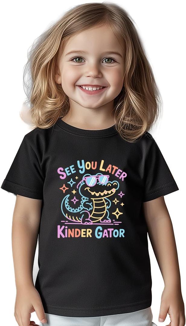 Boys Last Day of School Shirt for Kids Girls Toddler Tops Graphic Tee Short Sleeve 3-8T