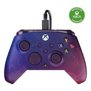 Turtle Beach Rematch Advanced Wired Gaming Controller Licensed for Xbox Series X|S, Xbox One, Windows PC - Colorful, Remappable Buttons, Hair Triggers, Audio Controls, Impulse Triggers - Purple Fade