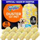 Swiffer Pet Heavy Duty Dusters Refills, Multisurface 360 Dusters with Febreze Odor Defense, 11 Count
