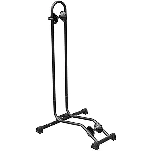 BikeHand Bike Floor Stand Parking Rack Stand - for 24"-29" Mountain MTB & Road Bikes Bicycles Indoor Outdoor Garage Storage - Classic for 1 Bike