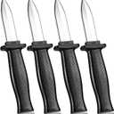Sumind 4 Pieces Retractable Fake Knife Retractable Prop Knife Gag Magic Toy Fake Dagger Halloween Joke Disappear Blade Trick for Playing Joke