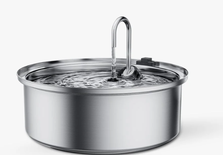 Oneisall Stainless Steel Pet Fountain