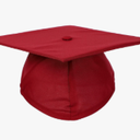 Unisex Adult Matte Graduation Cap with Tassel Year Charm Color: Maroon