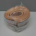 Baby Proofing Wall Corner Protector,Edge Guard Corner Protector,6.56ft Thinken Soft Corner Protectors Pre-Taped Soft Rubber Foam Edge Cushion for Furniture (Brown-L, 6.56Ft x 5.9" W x 0.47" Th)