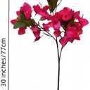 Silk Flowers with Stems,Bougainvillea Artificial Flowers,Long Stem Artificial Flowers for Home Wedding Centerpiece Table Decorations (3, Pink)