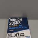 Doctor's Select 2 Pairs Bunion Socks for Women and Men - Copper & Bamboo Viscose infused Bunion Relief Socks | Toe Separator M