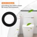 2 x Upgraded 385311641 RV Toilet Water Valve Kit and 385311658 Flush Ball Seal Replacement for 300 310 320 RV Toilets Pedal Flush Marine Toilet for Camper