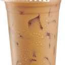 GUSTO Clear Plastic Cups with Lids [20 oz - 50 Count - Disposable Iced Coffee Drink Cups with Strawless Sip Lids for Smoothies, Juices, and More - Formerly Comfy Package