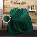 Shimeyao 24 Pack Fleece Throw Blankets Bulk 50x60 in,Turquoise Green