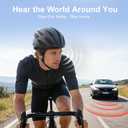 IFECCO Bone Conduction Headphones Bluetooth 6.0 - IP67 Waterproof Bone Conduction Headphones with Mic,Wireless Open Ear Earbuds for Running Gym Walking Cycling (Black)