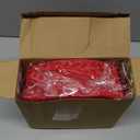 60 Yards Christmas Red Velvet Wired Ribbon 2.5 Inches Large Xmas Ribbon for Garland Wreath Tree Topper Bow Gift Wrapping for Xmas Indoor Decoration Party Gift Embellishment