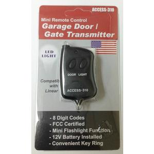 Mini 8 Pin Digit Remote Control Garage Gate Opener Transmitter with LED Light