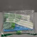 Shower Squeegee for Glass Doors & Window Squeegee Kit, 3-in-1 Silicone Squeegee with Rotatable Window Washer & Microfiber Towel, Green