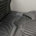 Falafa Floor Mats for Ford Bronco Sport 2021 2022 2023 2024 2025(ONLY for Bronco Sport), TPE All Weather Floor Liners, Heavy Duty Anti Skid Car Mats Include 1st & 2nd Row, Black
