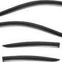 4Pcs Set Tape-On Rain Guards Window Visors for Acura TL Sedan 2009-2014 Window Deflectors Black