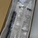 Under Desk Cable Management Tray White, Cinati Wire Organizers No Drill, Cable Tray with Clamp for Wire Management, Cord Organization Box for Office, Home - No Damage to Desk (13.4"-1 Pack)