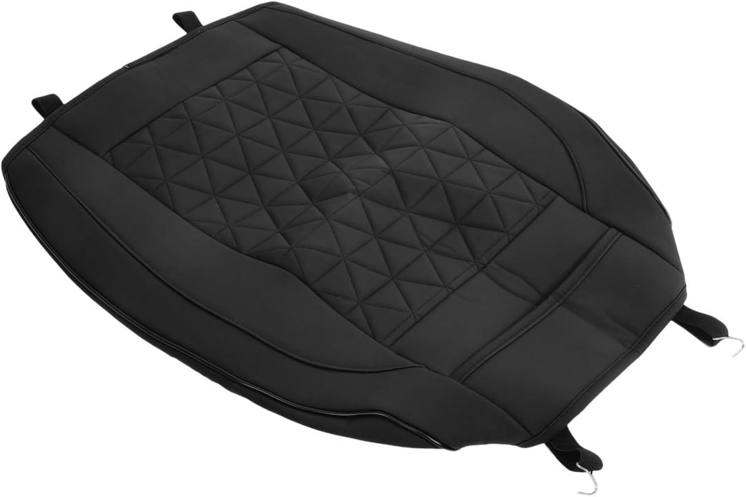Backless Seat Cushion for Car Single Piece Pu Leather Decorative Pad Easy Install Clean Comfort for Vehicle