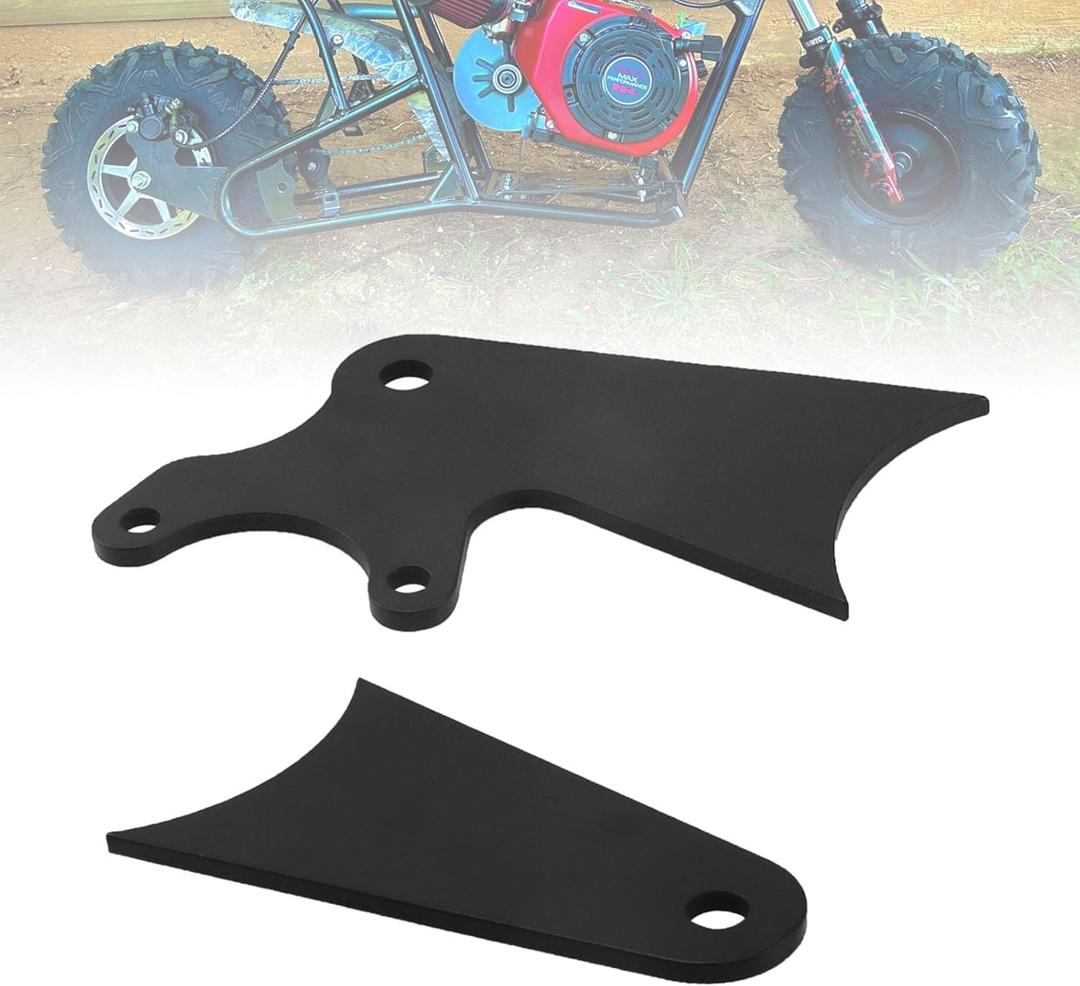 Sporacingrts 4 Inch Mini Bike Stretch Tab Steel Kit Compatible with Motovox and Mega Moto Frame Extensions