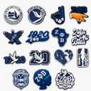 Cheerleading Soccer Animal Medical Shoes Charms Decoration, Raccoon Sorority Make-up Shoe Charms for Croc Clog Sandals, Pack Of 3