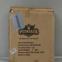 Pet Gate - 3-Panel Indoor Foldable Dog Fence for Stairs, Hallways or Doorways - 54x24-Inch Retractable Wood Freestanding Dog Gates by PETMAKER (White)