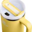 STANLEY Quencher H2.0 Tumbler with Handle and Straw 40 oz | Flowstate 3-Position Lid | Cup Holder Compatible for Travel | Insulated Stainless Steel Cup | BPA-Free | Daffodil