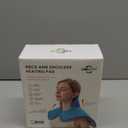 Weighted Neck & Shoulder Heating Pad for Pain Relief | Fathers Day Gift for Dad Husband from Daughter Son Wife, Birthday Gifts for Dad Men Women Mom | 6 Heat Settings, 2H AutoOff | Home & Office Use (Turquoise Blue)