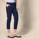 Amazon Essentials Women's Mid-Rise Slim-Fit Stretch Cotton Twill Cropped Capri Khaki Pants, US 16