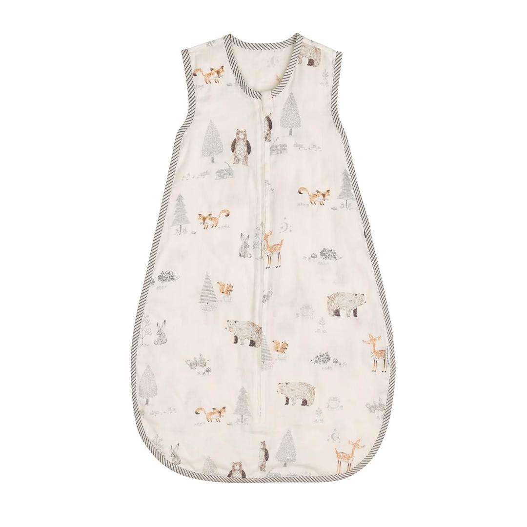 Toddler Sleeping Sack Muslin Cotton (18-36M) Lightweight Sleeveless Wearable Blanket, Breathable, Roomy Fit, 0.3-0.5 TOG for Nap & Bedtime
