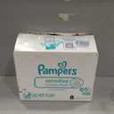 Pampers Sensitive Baby Wipes, Water Based, Clinically Proven, Hypoallergenic, and Unscented for Babies, 1008 Wipes Total (18 Flip-Top Packs)