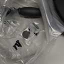 Homedawn Round Side Table, Drink Table for Small Spaces, Vintage Accent Side Table, Pedestal End Tables for Bedroom, Living Room, Sofa Couch and Corners, Black