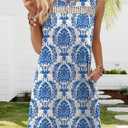 Summer Dresses for Women 2026 Beach Vacation Fashion Lace Mini Tank Dress with Pockets (Medium)