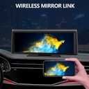 Wireless CarPlay Screen with 2K Dash Cam, 8.1" Portable Touchscreen Car Stereo with CarPlay & Android Auto, 1080P Backup Camera, Voice Control, Bluetooth, Mirror Link, GPS Navigation