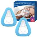 2 Packs Memory Foam Mask Cushion (M) for ResMed Airtouch F20 & Airfit F20, Highlights Optimizest Resilience & Comfort with Superblue Memory Foam - F20 Mask Medium for Full Face CPAP Users