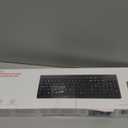 Lenovo 510 Wireless Keyboard & Mouse Combo, 2.4 GHz Nano USB Receiver, Full Size, Island Key Design, Left or Right Hand, 1200 DPI Optical Mouse, GX30N81775, Black