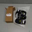 LUCKYPAW Dog Shoes for Large Medium Dogs, Breathable Dog Boots for Hot Pavement, Paw Protectors for Summer Walking Hiking Winter Snow Outdoor, Non Slip Reflective Booties for Hardwood Floor (Black, 4)