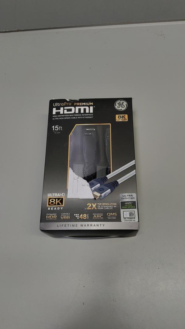 UltraPro Premium HDMI 15ft 8K UHDR Ultra High Speed Cable With Ethernet