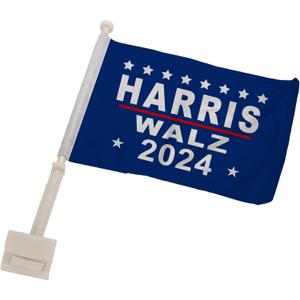 Harris Walz Kamala Car Flag - One (1) Decoration