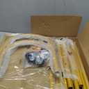 Heavy Duty Clothing Rack with Wheels,Modern Garment Rack with 3 Metal Shelves, 71.8Inches Display Rack for Hanging Clothes, Hanging Rod for Small Space,Gold