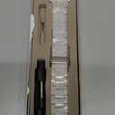 Lightweight Apple Watch Bands, V-MORO Fashion Resin Apple Watch Series 8 Band 45mm Starlight Stainless Steel Buckle Apple Watch Strap Compatible iwatch Series 7/ SE/ 6/ 5/ 4/ 3/ 2/ 1(Aurora White, 42mm/ 44mm/ 45mm)