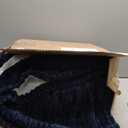 Heated Blanket Electric Full, Soft Flannel Heating Blanket with 8 Hours Auto Off 10 Fast Heating Levels Machine Washable Sherpa Heated Blanket with Overheating Protection (Navy)