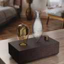 Waterless Essential Oil Diffusers with Rechargeable Battery & 9H Runtime, Aromatherapy Diffusers with Bulb, Scent Diffusers Premium Wood & Glass Nebulizer Cordless for Large Home, Hotels, Rooms