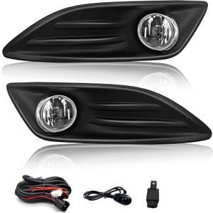 Fog Lights For 2014-2018 Ford Fiesta Fog Lights Assemblies & 2019 Ford Fiesta S & SE Models With Wiring Kit