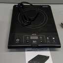 Mueller RapidTherm Portable Induction Cooktop, 1800W Hot Plate Electric Stove Top Burner. 8 Temp Levels, Auto-Off & Pot Detection, LED Display, Child Lock, 4 Programs, Burners for Cooking