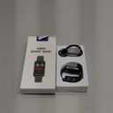 Fitness Trackers,Smart Watch with 1.47" Color Screen,100+Sport Modes Fitness Watch with Heart Rate Sleep Monitor, Pedometer Step Counter Watch, 3TAM Waterproof Activity Trackers for Women Men,BK (Black)